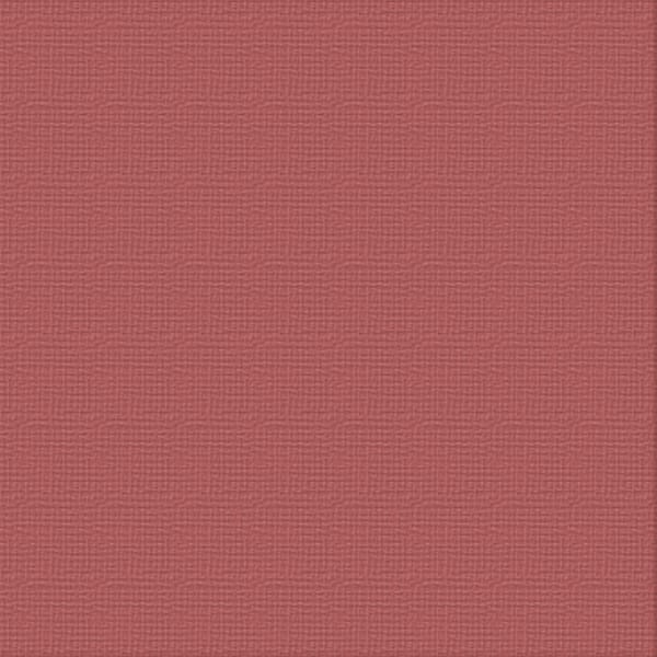 CC Textured Cardstock - 12x12 - Carnelian (216gsm) - 10 Sheets