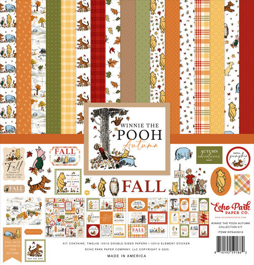 Echo Park Collection Kit 12"X12"-Winnie The Pooh Autumn 