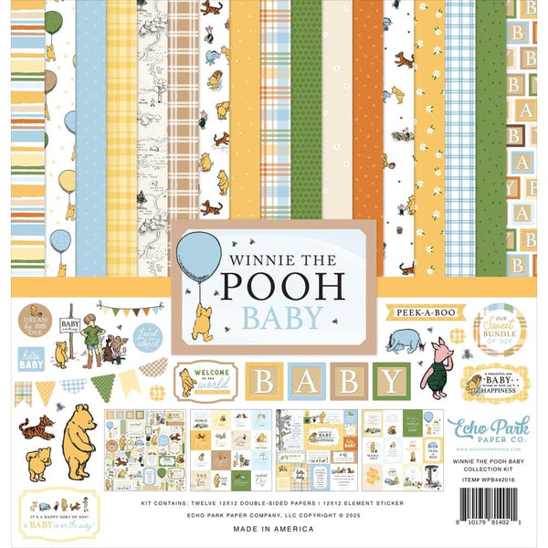 Echo Park - Winnie The Pooh Baby Collection - 12 x 12 Collection Kit