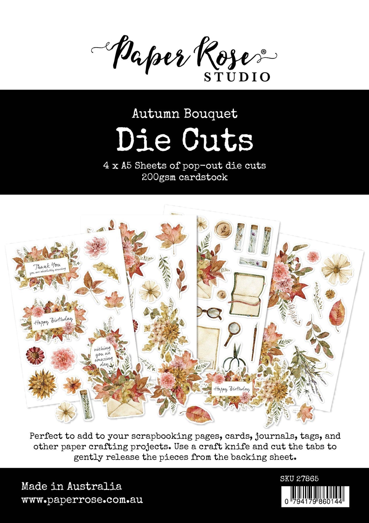 Autumn Bouquet Die Cuts