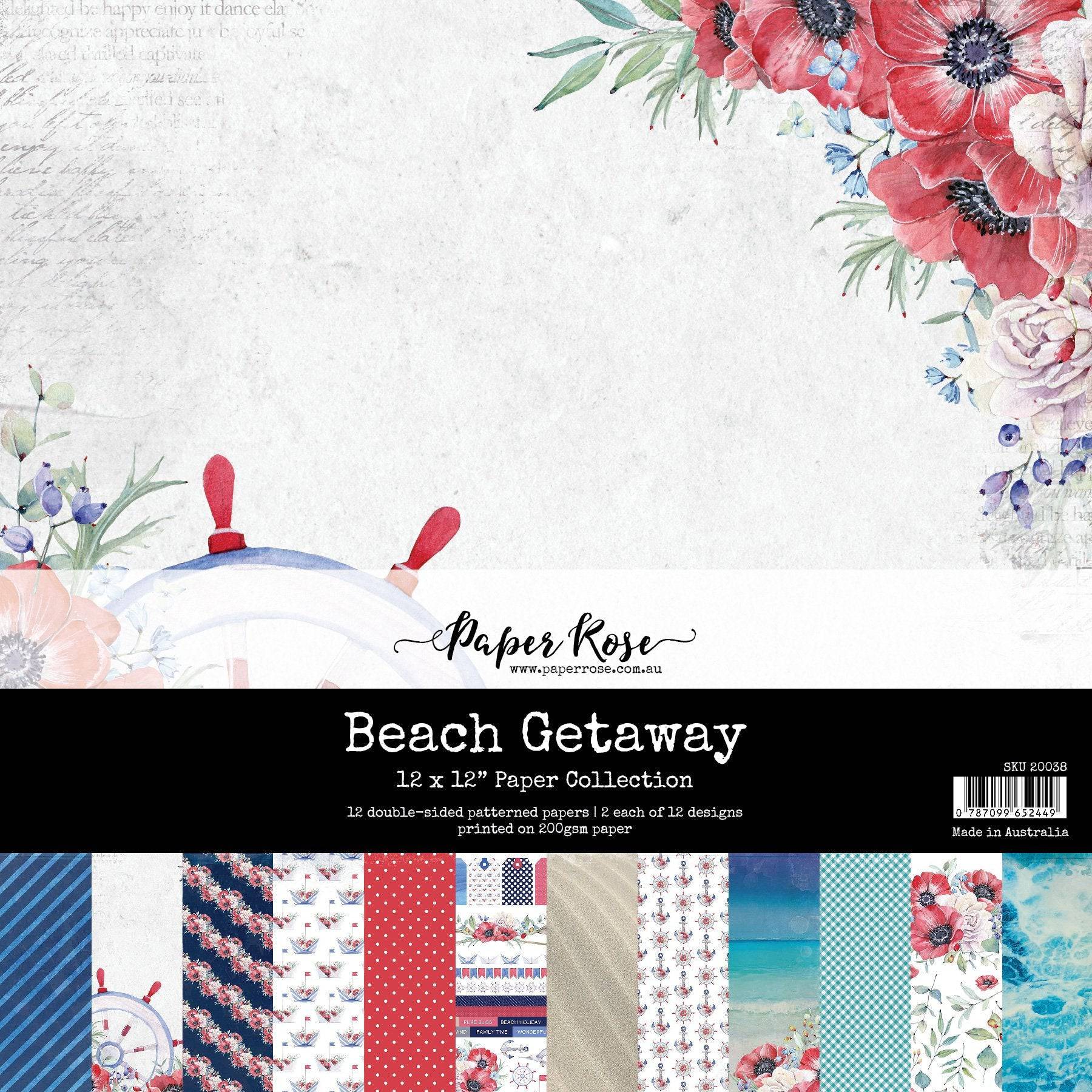 Beach Getaway 12x12 Paper Collection