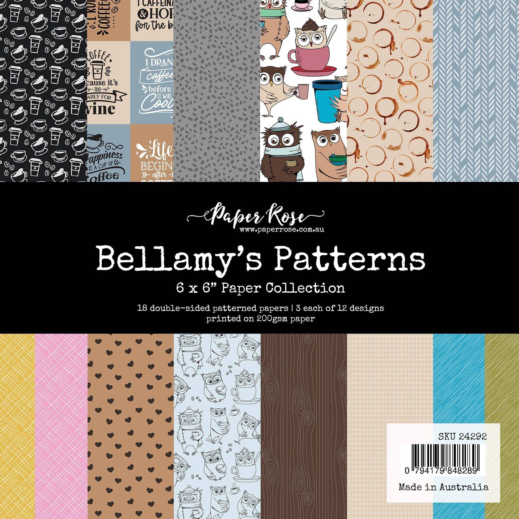 Bellamy's Patterns 6x6 Paper Collection