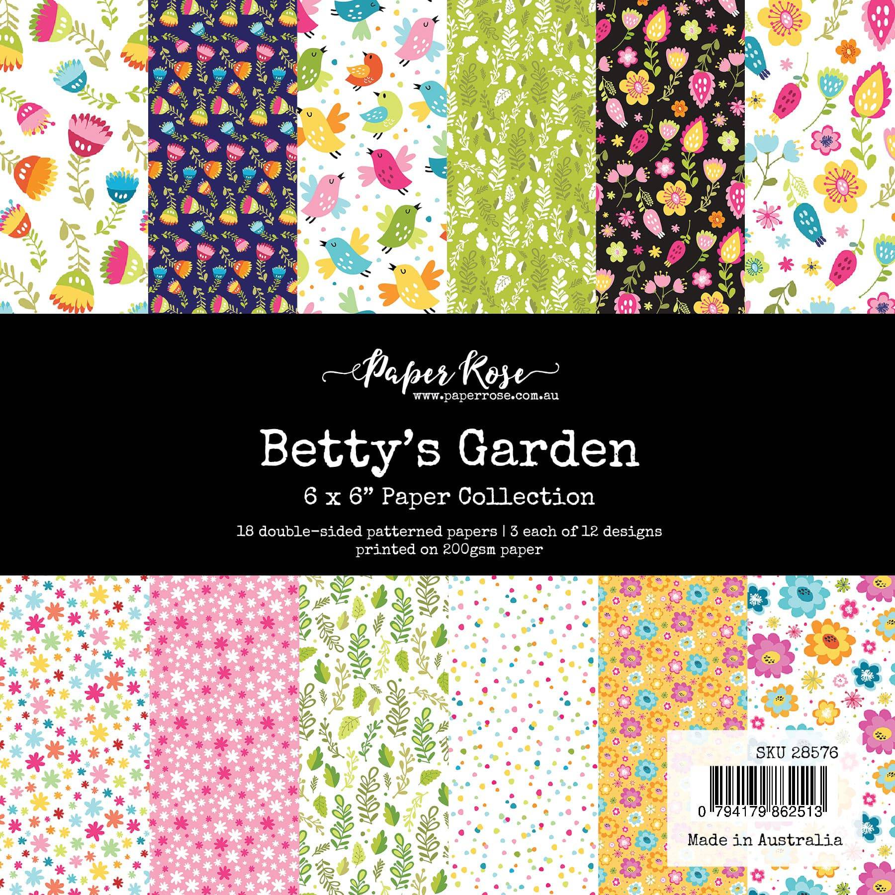 Betty's Garden 6x6 Paper Collection