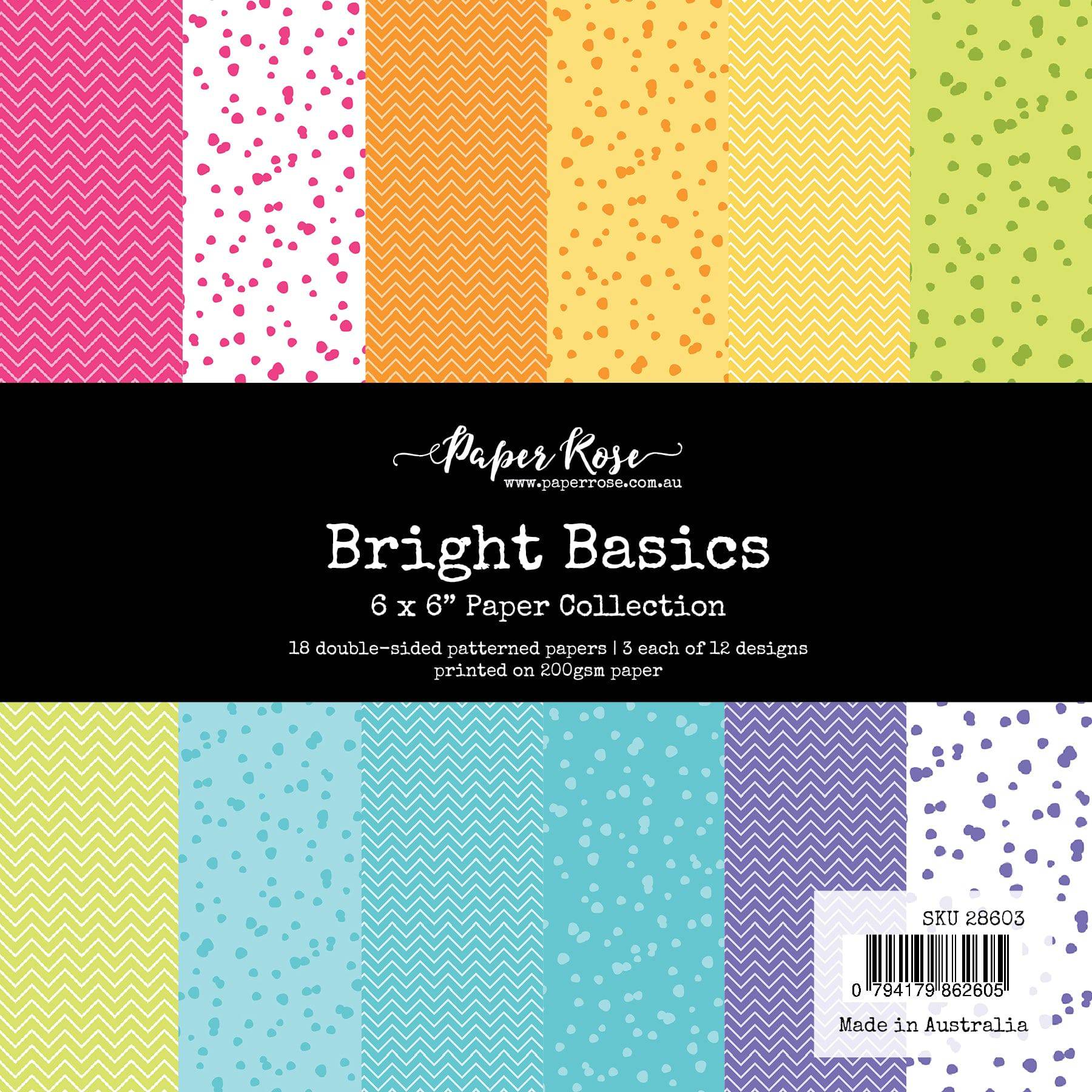 Bright Basics 6x6 Paper Collection