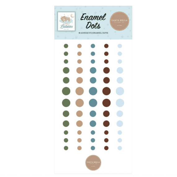 Little Lullabies – Baby Boy Enamel Dots