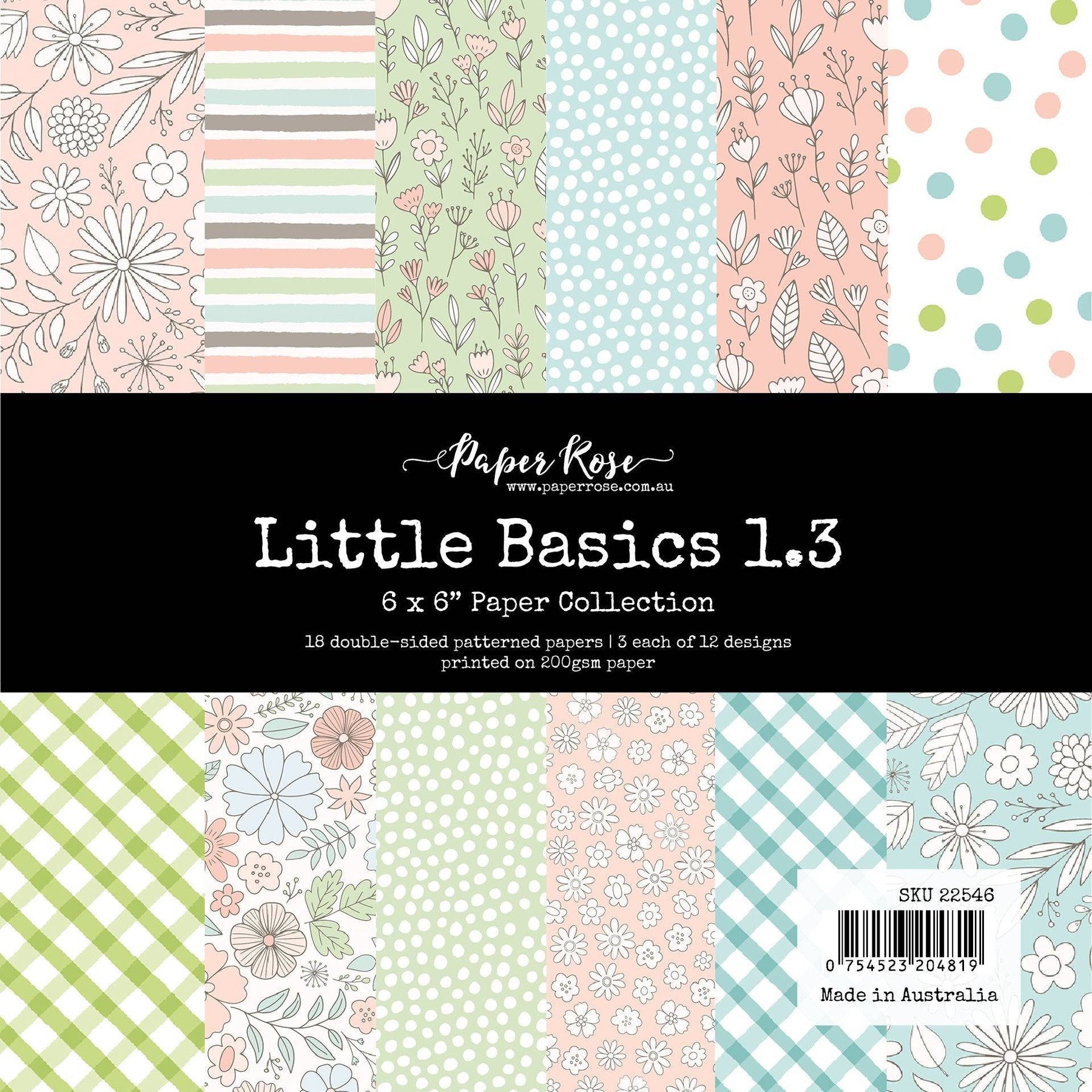 Little Basics 1.3 6x6 Paper Collection