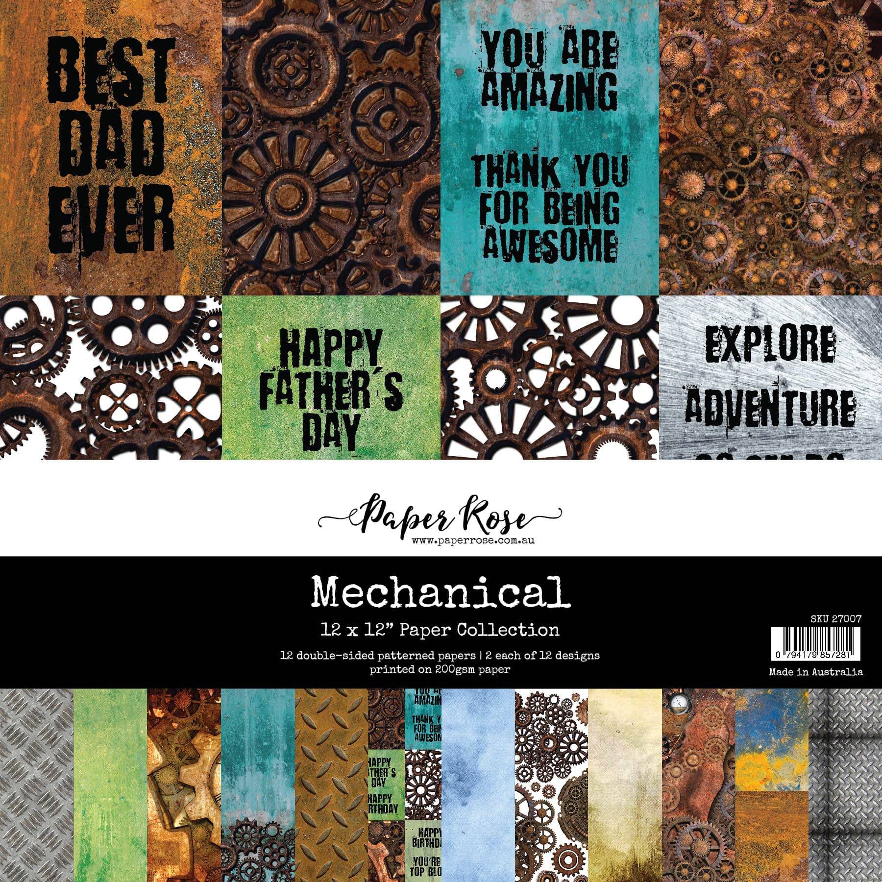 Mechanical 12x12 Paper Collection