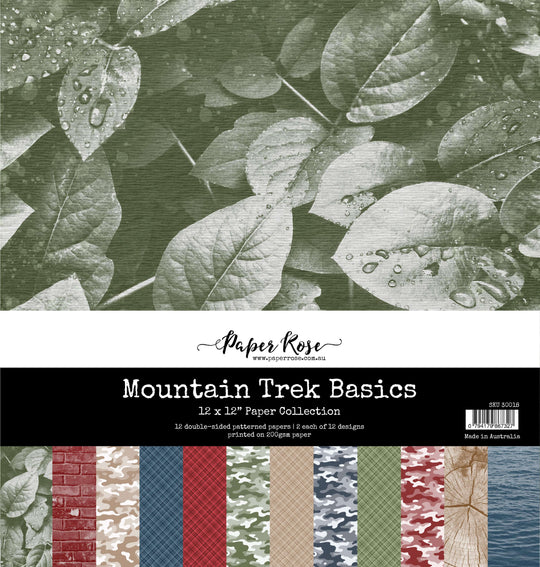 Mountain Trek Basics 12x12 Paper Collection
