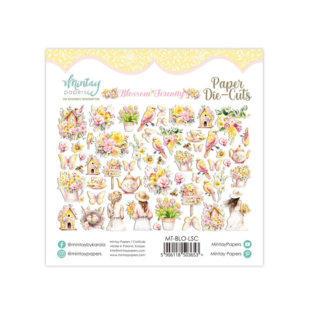 Blossom Serenity Paper Die Cuts