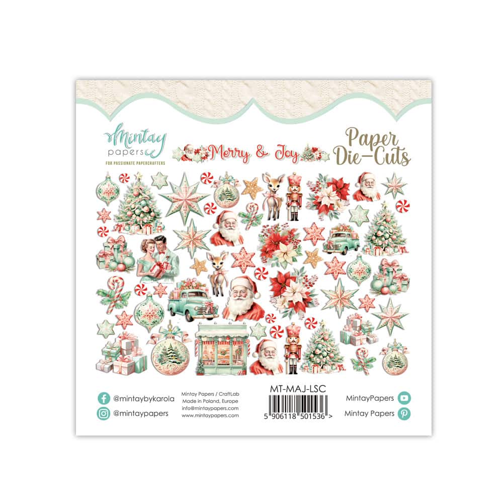 Merry & Joy Paper Die Cuts