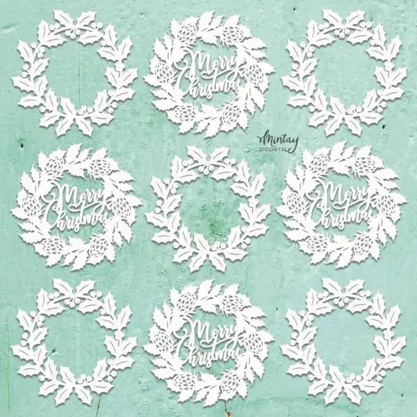 Christmas Wreaths Chippies