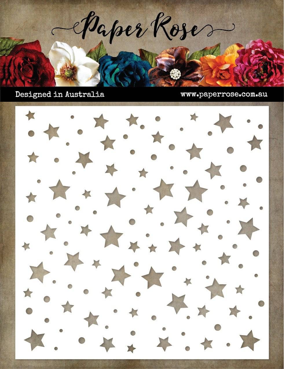 Stars & Spots 6x6" Stencil