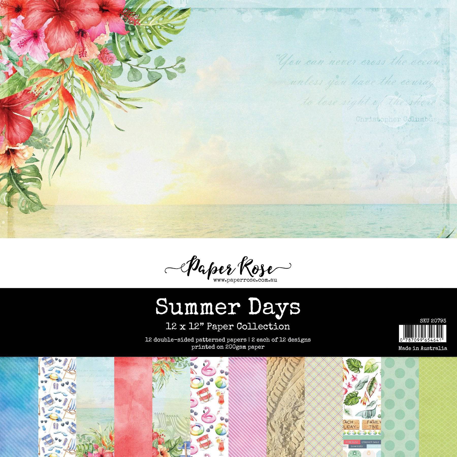 Summer Days 12x12 Paper Collection